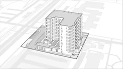 Wirtualna makieta 3D mieszkania 49.38 m², C.07.M091