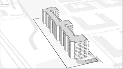 Wirtualna makieta 3D mieszkania 40.12 m², XIII/67