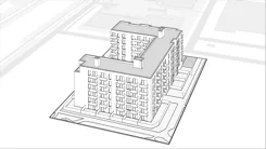 Wirtualna makieta 3D mieszkania 38.62 m², IV/20