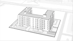 Wirtualna makieta 3D mieszkania 30.9 m², IV/66