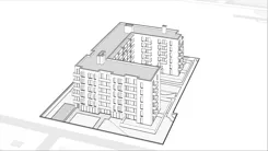Wirtualna makieta 3D mieszkania 47.03 m², IV/75