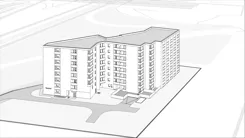 Wirtualna makieta 3D mieszkania 54.91 m², V/135