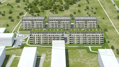 Wirtualna makieta 3D inwestycji Miasteczko Nova Fala 2