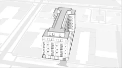 Wirtualna makieta 3D apartamentu inwestycyjnego 33.98 m², 4