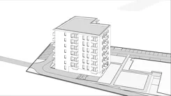 Wirtualna makieta 3D mieszkania 43.6 m², A35