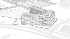 Wirtualna makieta 3D apartamentu 42.3 m², F.607
