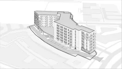 Wirtualna makieta 3D mieszkania 43.97 m², L605