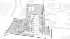 Wirtualna makieta 3D mieszkania 41.76 m², B 1.01