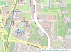 Lokalizacja inwestycji Bukowińska Mokotów etap II