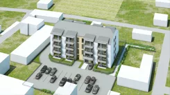 Wirtualna makieta 3D mieszkania 46.59 m², M16