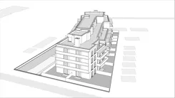 Wirtualna makieta 3D apartamentu inwestycyjnego 26.27 m², MN60