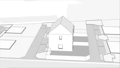 Wirtualna makieta 3D domu 82.45 m², D1
