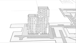 Wirtualna makieta 3D mieszkania 43.39 m², D/2