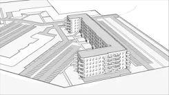 Wirtualna makieta 3D mieszkania 40.17 m², 3/M1
