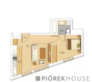Mieszkanie dwupokojowe 41,63 m², Warszawa, Mokotów, Puławska, Sprzedaż