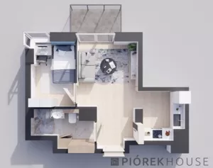 Mieszkanie dwupokojowe 35,00 m², Marki, Słoneczna, Sprzedaż