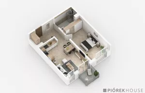 Mieszkanie dwupokojowe 49,28 m², Warszawa, Białołęka, Światowida, Sprzedaż