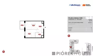 Mieszkanie dwupokojowe 38,08 m², Warszawa, Mokotów, Wołoska, Sprzedaż