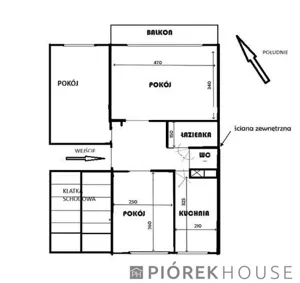 Mieszkanie trzypokojowe 52,90 m², Warszawa, Ursynów, Ferdynanda Magellana, Sprzedaż