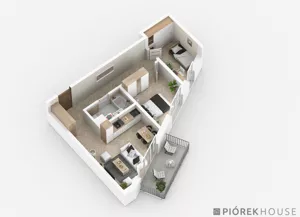 Mieszkanie trzypokojowe 51,51 m², Warszawa, Białołęka, Światowida, Sprzedaż