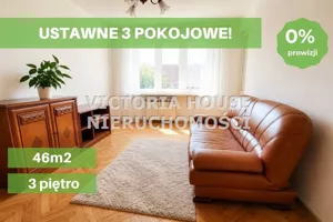 Mieszkanie trzypokojowe 46,00 m², Ełk, Centrum, Sprzedaż