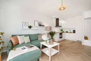 Mieszkanie dwupokojowe 41,65 m², Ząbki, Christiana Andersena, Sprzedaż