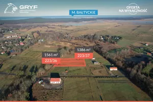Działka 1 561,00 m², Smołdzino, Sprzedaż