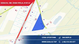 Działka 6 145,00 m², Piotrkowice, Sprzedaż