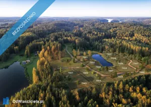 Działka 1 227,00 m², Purda, w lesie nad wodą, Sprzedaż