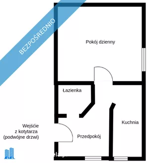 Mieszkanie jednopokojowe 32,00 m², Łódź, Bednarska, Wynajem