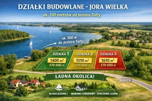 Działka 1 540,00 m², Jora Wielka, Sprzedaż