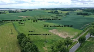 Działka 13 313,00 m², Trygort, Sprzedaż