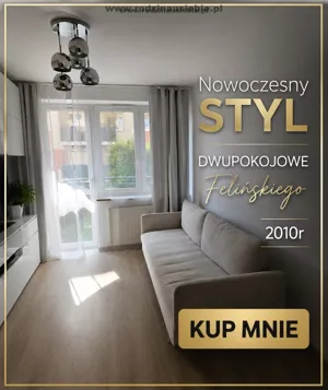 Mieszkanie dwupokojowe 40,10 m², Kraków, Prądnik Biały, Górka Narodowa, Felińskiego, Sprzedaż