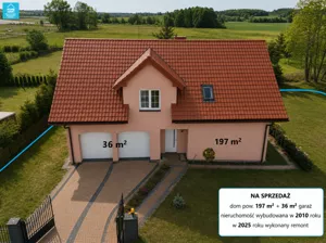 Dom wolnostojący 232,00 m², Somonino, Krótka, Sprzedaż
