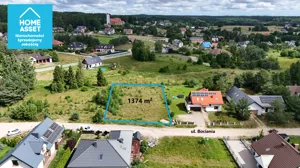 Działka 1 374,00 m², Koleczkowo, Bociania, Sprzedaż