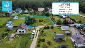 Działka 1 500,00 m², Domatówko, Graniczna, Sprzedaż