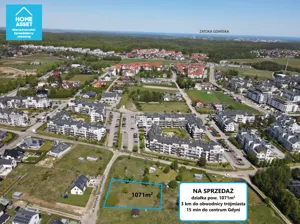 Działka 1 071,00 m², Gdynia, Chwarzno-Wiczlino, Henryka Szymańskiego, Sprzedaż
