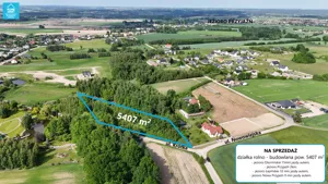 Działka 5 407,00 m², Przyjaźń, Krótka, Sprzedaż