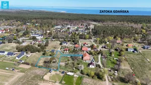 Działka 3 412,00 m², Mikoszewo, Leśna, Sprzedaż
