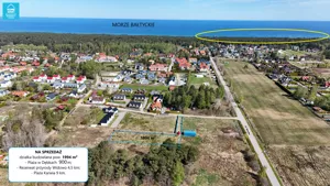 Działka 1 991,00 m², Dębki, Słoneczna, Sprzedaż