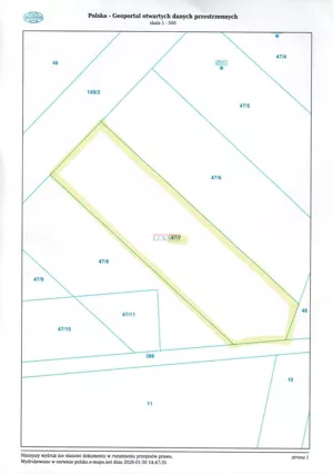 Działka 1 951,00 m², Klimki, Sprzedaż