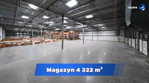 Magazyn POZNAŃ 4 322 m2/ 1 m-c GRATIS/ bezpośrednio