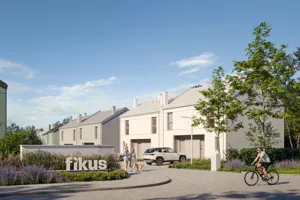 Osiedle Fikus, nowe domy, Novisa Development, ul. Nadrzeczna, Wólka Kosowska
