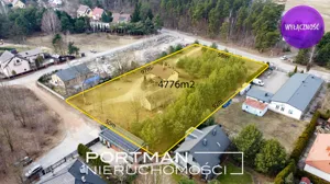 Działka 4 776,00 m², Wiązowna Kościelna, Sprzedaż