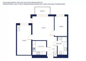 Mieszkanie trzypokojowe 53,76 m², Warszawa, Białołęka, Sieczna, Sprzedaż