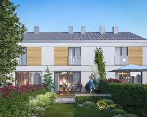 Dom szeregowy 86,30 m², Środa Śląska, Kolejowa, Sprzedaż