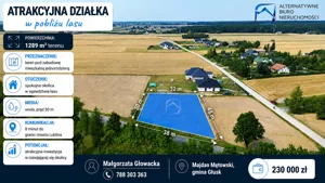 Działka 1 289,00 m², Głusk, Sprzedaż