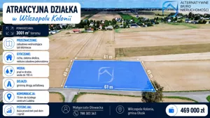 Działka 3 001,00 m², Głusk, Sprzedaż
