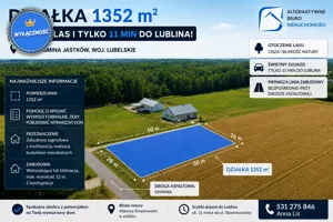 Działka 1 352,00 m², Jastków, Sprzedaż