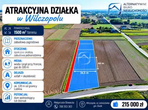 Działka 1 500,00 m², Głusk, Leśniczówka, Sprzedaż